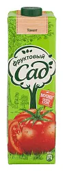 СОК ФРУКТОВЫЙ САД ТОМ САХАР/СОЛЬ Д/ДЕТ ПИТ МЯКОТЬ ВОССТ 0,95Л