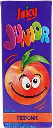 СОК JUICY JUNIOR ПЕРСИК 0,2Л