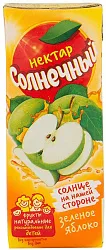 СОК НЕКТАР СОЛНЕЧНЫЙ ЗЕЛЕН,ЯБЛ 0,2Л