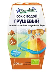 СОК С РОДНИКОВОЙ ВОДОЙ ГРУШЕВЫЙ
