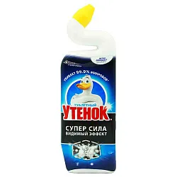 СРЕДСТВО ЧИСТЯЩЕЕ ДЛЯ ТУАЛЕТА УТЕНОК ВИДИМЫЙ ЭФФЕКТ