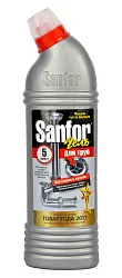 СРЕДСТВО Д/ТРУБ ЧИСТКИ КАНАЛИЗАЦИИ SANFOR 750МЛ