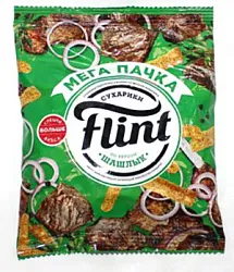 СУХАРИКИ FLINT ВКУС ШАШЛЫК 100ГР