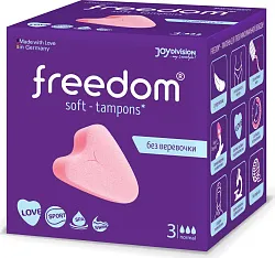 ТАМПОНЫ ЖЕНСК ГИГИЕНИЧ FREEDOM 3ШТ NORMAL