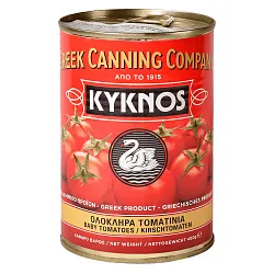 ТОМАТЫ ЧЕРРИ KYKNOS В СОБСТВЕННОМ СОКУ 400ГР Ж/Б