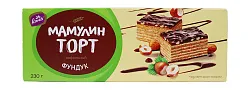 ТОРТ ВАФЕЛЬНЫЙ КОНТИ MAMMY`S CAKE ФУНДУК 230ГР