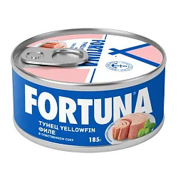 ТУНЕЦ FORTUNA ФИЛЕ YELLOWFIN 185ГР