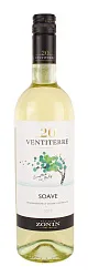 ВИНО ZONIN VENTITERRE SOAVE DOC БЕЛ/СУХ 12% 0,75Л
