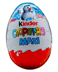 ЯЙЦО ШОКОЛАДНОЕ С ИГР-ОЙ МАКСИ НГ Т1Х12