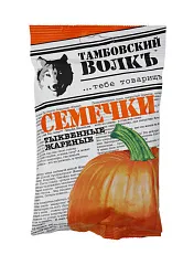 ЖАРЕНЫЕ СЕМЕНА ТЫКВЫ ТАМБОВСКИЙ ВОЛКЪ 90ГР