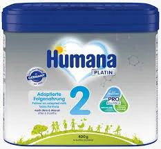 ПОСЛЕДУЮЩАЯ МОЛОЧНАЯ СМЕСЬ HUMANA PLATIN 2 400ГР 6 ДО 12 МЕС