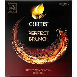 ЧАЙ ЧЕРНЫЙ В ПАКЕТИКАХ CURTIS PERFECT BRUNCH 100ПАК 363ГР